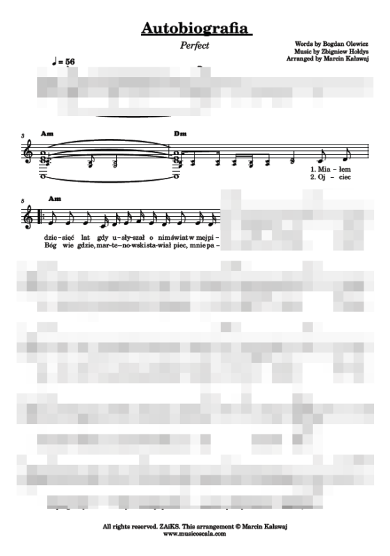 Autobiografia miałem dziesięć lat nuty pdf