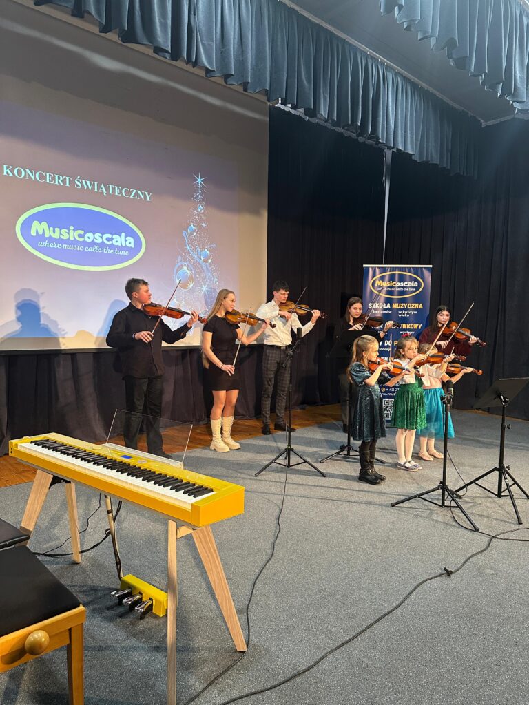 Koncerty świąteczne szkoły muzycznej MUSICOSCALA 2026 r.