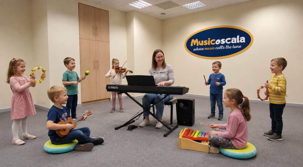 Zajęcia umuzykalniające dla dzieci MUSICOSCALA